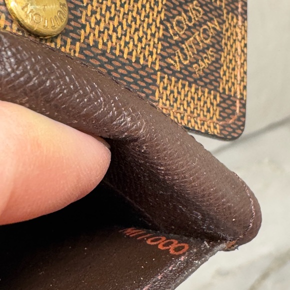 🔥 SOLD 🔥 Louis Vuitton Porte Monnaie Plat Damier Brown card case - Picture 16 of 16